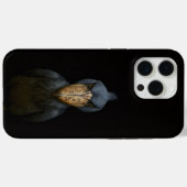 ブラック4ラグジュアリーiPhone 15 Pro Max、ハシビロコウ Case-Mate iPhoneケース (裏面 (横))
