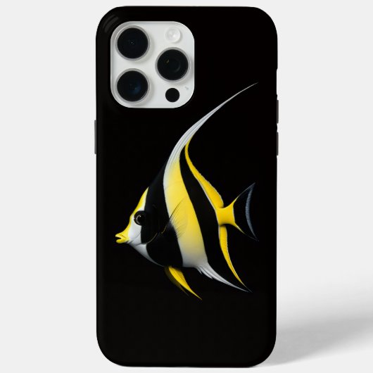 ブラック4ラグジュアリーiPhone 15 Pro Max、モーリッシュアイドル Case-Mate iPhoneケース (裏面)