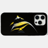 ブラック4ラグジュアリーiPhone 15 Pro Max、モーリッシュアイドル Case-Mate iPhoneケース (裏面 (横))