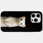 ブラック4ラグジュアリーiPhone 15 Pro Max、上品なイタチのデザイン Case-Mate iPhoneケース (裏面 (横))