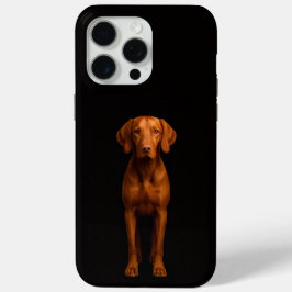 ブラック4ラグジュアリーiPhone 15 Pro Max、敏捷なヴィスラ犬 iPhone 15 Pro Maxケース