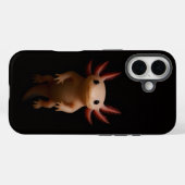 ブラック4ラグジュアリーiPhone 16ケースメイト、メキシコサンショウウオ Case-Mate iPhoneケース (裏面 (横))