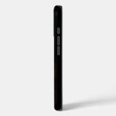 ブラック4ラグジュアリーiPhone 16ケースメイト、レッドリス Case-Mate iPhoneケース (裏面 / 左)
