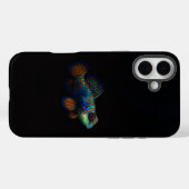 ブラック4ラグジュアリーiPhone 16プラス、ドラゴネットマンダリン Case-Mate iPhoneケース (裏面 (横))