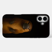 ブラック4ラグジュアリーiPhone 16 Plus、エレガントなカモノハシ Case-Mate iPhoneケース (裏面 (横))