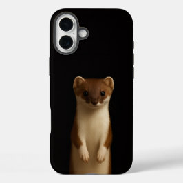 ブラック4ラグジュアリーiPhone 16 Plus、エレガントウィーゼル iPhone 16 Plusケース