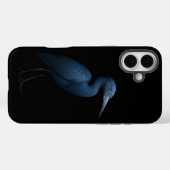 ブラック4ラグジュアリーiPhone 16 Plus、コサギ Case-Mate iPhoneケース (裏面 (横))
