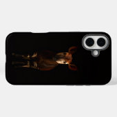 ブラック4ラグジュアリーiPhone 16 Plus、フォレストオカピ Case-Mate iPhoneケース (裏面 (横))