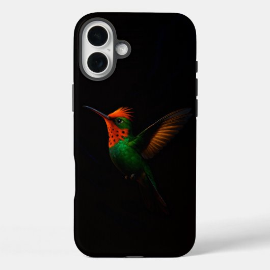 ブラック4ラグジュアリーiPhone 16 Plus Mateタフテッドコケット Case-Mate iPhoneケース (裏面)