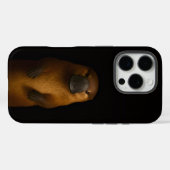 ブラック4ラグジュアリーiPhone 16 Pro、エレガントなカモノハシ Case-Mate iPhoneケース (裏面 (横))
