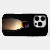 ブラック4ラグジュアリーiPhone 16 Pro、エンペラーペンギン Case-Mate iPhoneケース (裏面 (横))