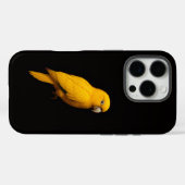 ブラック4ラグジュアリーiPhone 16 Pro、ゴールデンパロット Case-Mate iPhoneケース (裏面 (横))