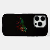 ブラック4ラグジュアリーiPhone 16 Pro、シャコ Case-Mate iPhoneケース (裏面 (横))