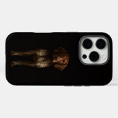 ブラック4ラグジュアリーiPhone 16 Pro ジャーマンポインタードッグ Case-Mate iPhoneケース (裏面 (横))