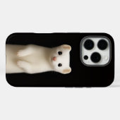 ブラック4ラグジュアリーiPhone 16 Pro、スタイリッシュなイタチ Case-Mate iPhoneケース (裏面 (横))