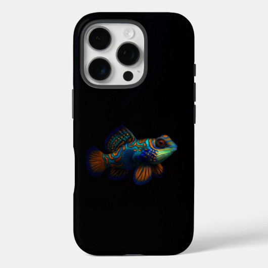 ブラック4ラグジュアリーiPhone 16 Pro、ドラゴネットマンダリン Case-Mate iPhoneケース (裏面)