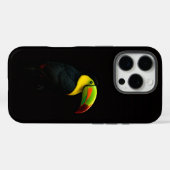 ブラック4ラグジュアリーiPhone 16 Pro、ハシブトオオハシ Case-Mate iPhoneケース (裏面 (横))
