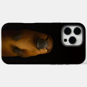 ブラック4ラグジュアリーiPhone 16 Pro Max、エレガントなカモノハシ Case-Mate iPhoneケース (裏面 (横))