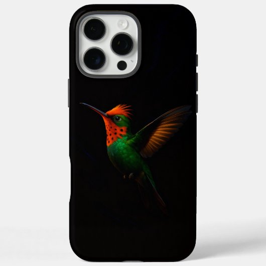 ブラック4ラグジュアリーiPhone 16 Pro Max、タフテッドコケット Case-Mate iPhoneケース (裏面)