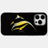 ブラック4ラグジュアリーiPhone 16 Pro Max, モーリッシュアイドル Case-Mate iPhoneケース (裏面 (横))