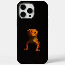 ブラック4ラグジュアリーiPhone 16 Pro Max, Leopard Gecko iPhone 16 Pro Maxケース