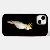 ブラック4ラックス iPhone 14 ケースメイト、クレステッドコカトゥー Case-Mate iPhoneケース (裏面 (横))