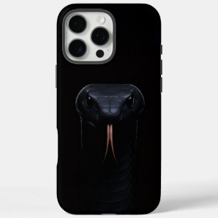ブラック4ルクアイフォン16 Pro Maxケース、ブラックマンバ iPhone 16 Pro Maxケース
