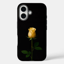 ブラック4ルクシィ iPhone 16 Mate サンライトイエローローズ 16ケース
