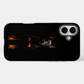 ブラック4ルクシィ iPhone 16 Plus、ガーディアン・ドーベルマン・ドッグ Case-Mate iPhoneケース (裏面 (横))