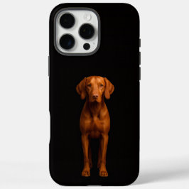 ブラック4ルクシィiPhone 16 Pro Max、敏捷なヴィスラ犬 iPhone 16 Pro Maxケース
