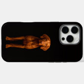 ブラック4ルクシィiPhone 16 Pro Max、敏捷なヴィスラ犬 Case-Mate iPhoneケース (裏面 (横))