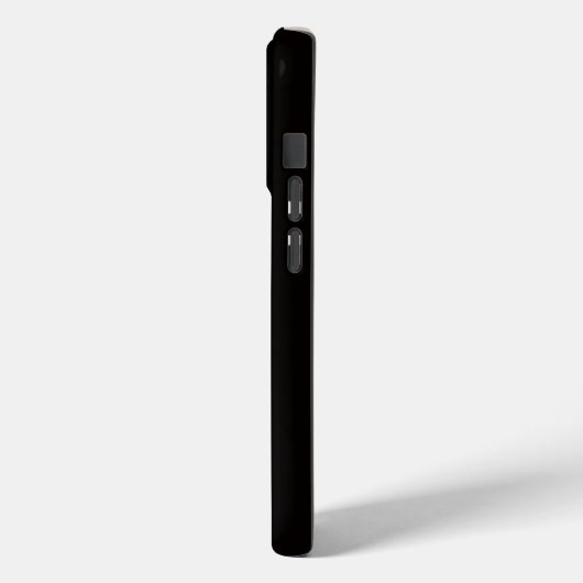 ブラック4ルクシーハiPhone 15 Pro Mate、ガーディアドーベルマン Case-Mate iPhoneケース (裏面 / 左)