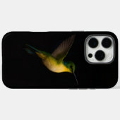 ブラック4ルクシーハiPhone 16 Pro Maxケース、飛翔する鳥 Case-Mate iPhoneケース (裏面 (横))
