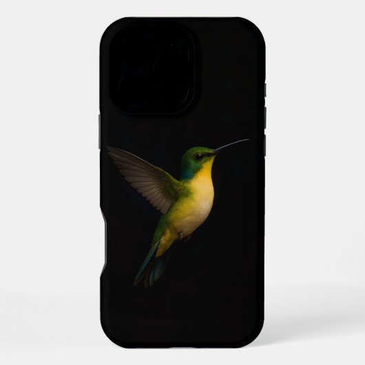 ブラック4ルクシーハiPhone 16 Pro Maxケース、飛翔する鳥 iPhoneケース (裏面)