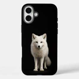 ブラック4ルクシーモデル iPhone 16 Plus ケース、アイシーホッキョクギツネ Plusケース
