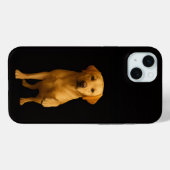 ブラック4ルクス、やさしいラブラドールiPhone 15 Plus Case-Mate iPhoneケース (裏面 (横))