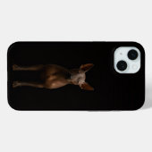ブラック4ルクス、アルゼンチン・ピラ・ドッグ iPhone 15 Plus Case-Mate iPhoneケース (裏面 (横))