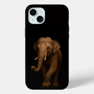 ブラック4ルクス、インドゾウiPhone 15 Plus iPhone 15 Miniケース