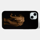 ブラック4ルクス、インドゾウiPhone 15 Plus Case-Mate iPhoneケース (裏面 (横))