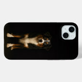ブラック4ルクス オーストラリアンシェパード iPhone 15 Plus Case-Mate iPhoneケース (裏面 (横))