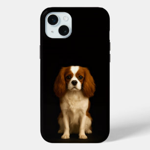 ブラック4ルクス キャバリア スパニエル iPhone 15 Plus Miniケース