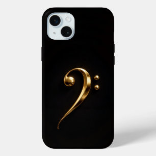 ブラック4ルクス ゴールデンベースクリフ iPhone 15 Plus Miniケース