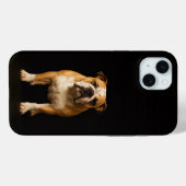 ブラック4ルクス スタミナブルドッグ iPhone 15 Plus Case-Mate iPhoneケース (裏面 (横))