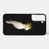 ブラック4ルクス Galaxy S22+ オウム Samsung Galaxyケース (裏面横)