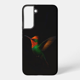 ブラック4ルクス Galaxy S22+ ケース タフトコケットハチドリ