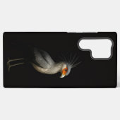 ブラック4ルクス Galaxy S22 Ultra セクレタリーバード Samsung Galaxyケース (裏面横)