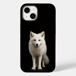 ブラック4ルクス iPhone 14 Mateケース、アイシイアークティックフォックス Case-Mate iPhone 14ケース