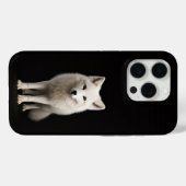 ブラック4ルクス iPhone 15 Pro Mate アイボリー ホッキョクギツネ Case-Mate iPhoneケース (裏面 (横))