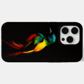 ブラック4ルクス iPhone 15 Pro Maxケース、レインボーバード Case-Mate iPhoneケース (裏面 (横))