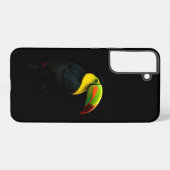 ブラック4ルクスGalaxy S22+、カマハシオオハシ Samsung Galaxyケース (裏面横)